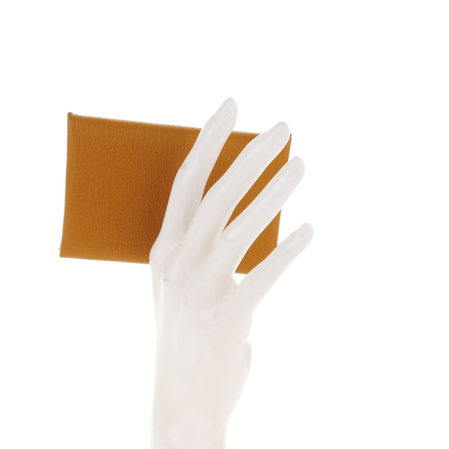 Chevre Mysore Calvi Card Case Moutarde