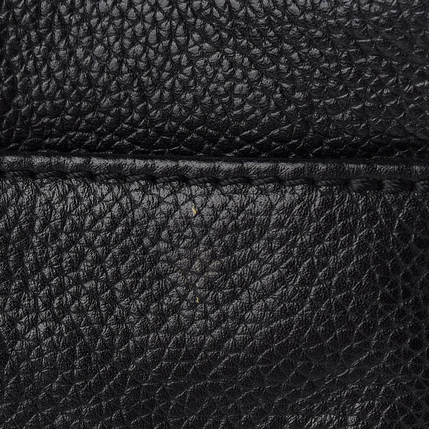 Calfskin Cerf Executive Shopper Tote Black