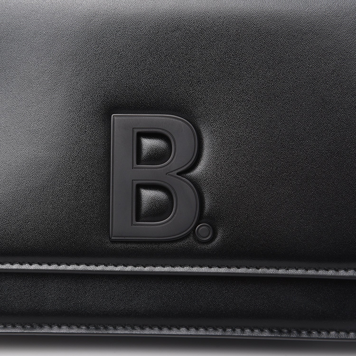 Balenciaga Smooth Calfskin B Wallet on Chain Black 7 of 10
