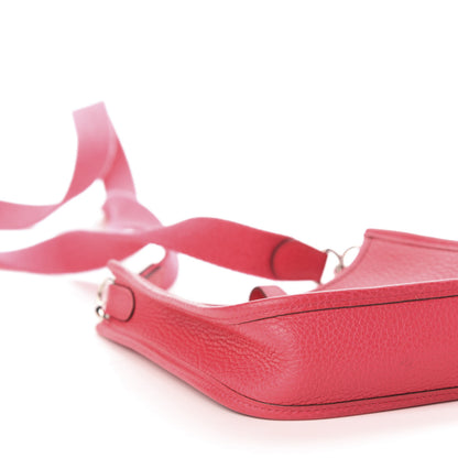 Hermes Taurillon Clemence Evelyne TPM Rose Extreme 7 of 11