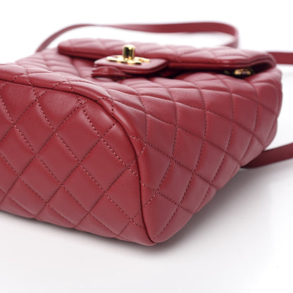 Chanel Calfskin Quilted Mini Urban Spirit Backpack Red 8 of 10