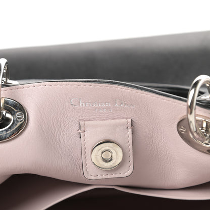 Christian Dior Smooth Calfskin Large Diorissimo Tote Black Rose Poudre 6 of 14
