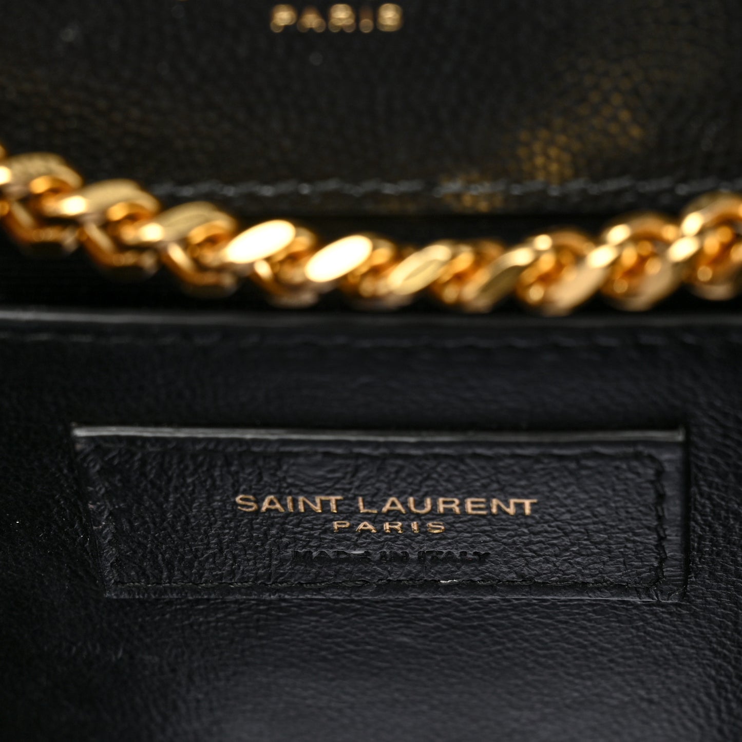 Grain De Poudre Small Monogram Kate Satchel Black