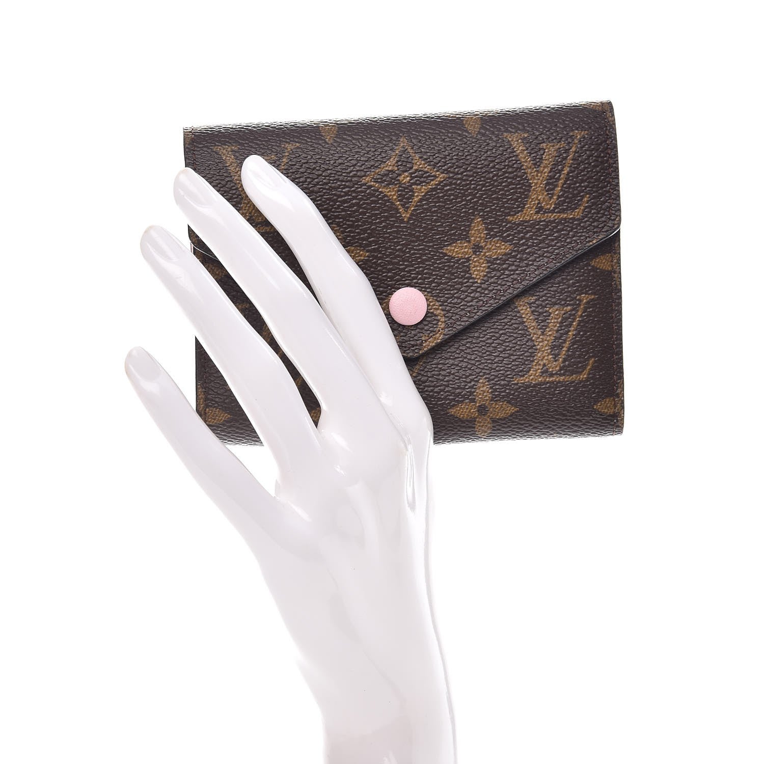 Louis Vuitton Monogram Victorine Wallet Rose Ballerine 2 of 9