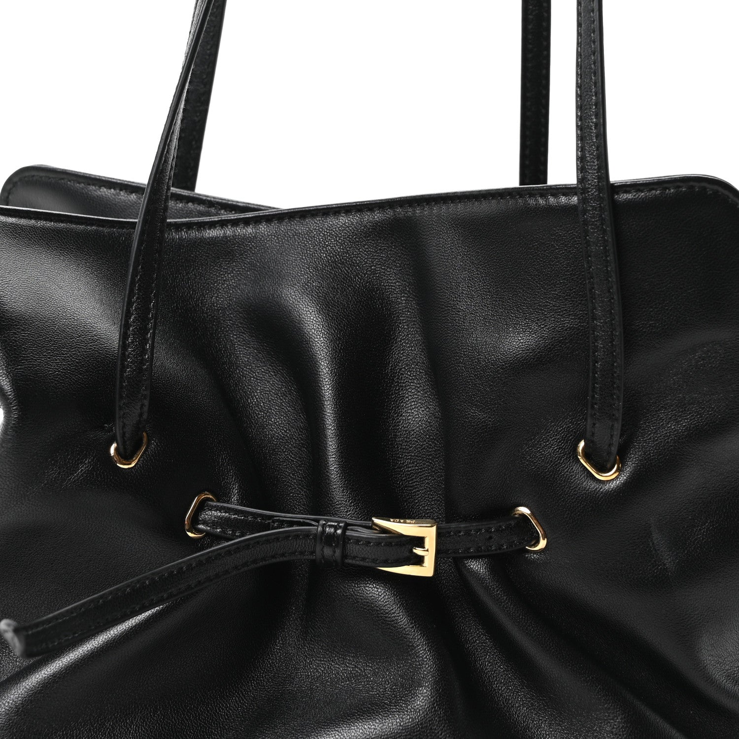 Prada Nappa Small Dada Shoulder Bag Black 7 of 9