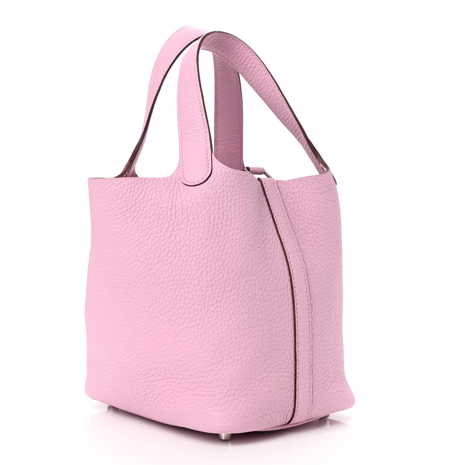 Hermes Taurillon Clemence Picotin Lock 18 PM Mauve Sylvestre 3 of 11