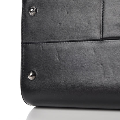 Delvaux Calfskin MM L'Humour Brillant Satchel Black 12 of 15