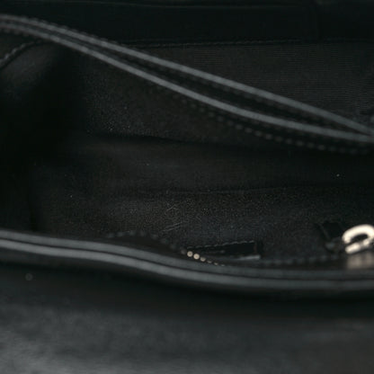 Saint Laurent Calfskin Y Quilted Monogram Toy Loulou Crossbody Bag Black 6 of 12