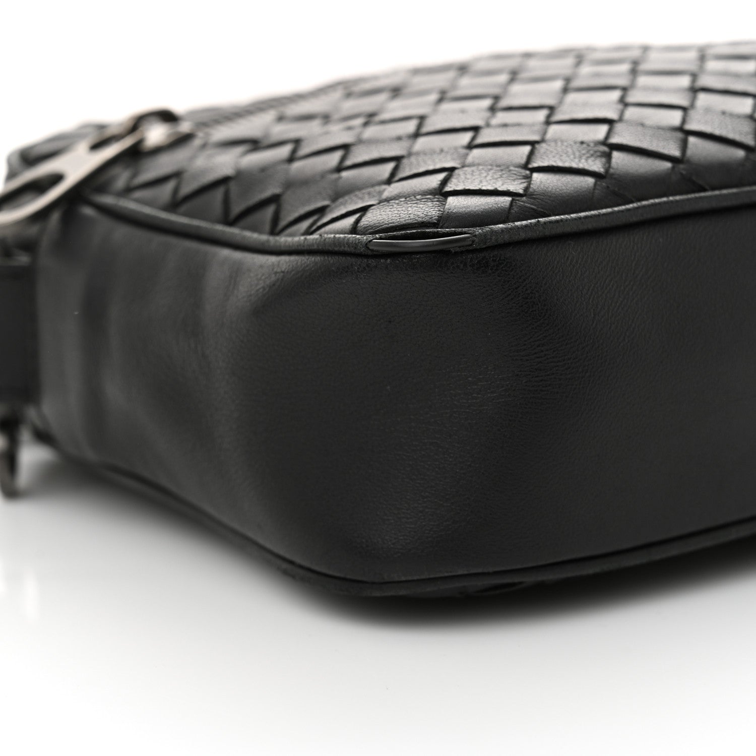 Bottega Veneta Nappa Intrecciato Crossbody Messenger Ebano 10 of 13