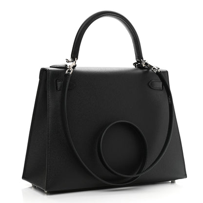 Hermes Epsom Kelly Sellier 28 Black 3 of 11