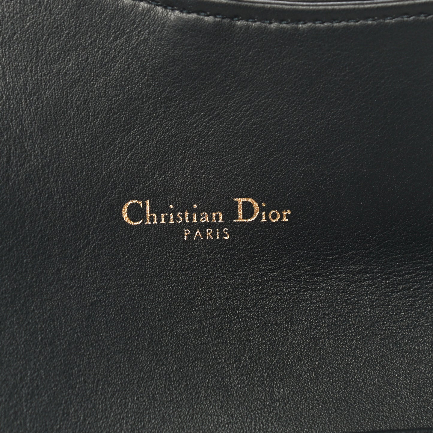 Oblique Saddle Chain Long Wallet Blue