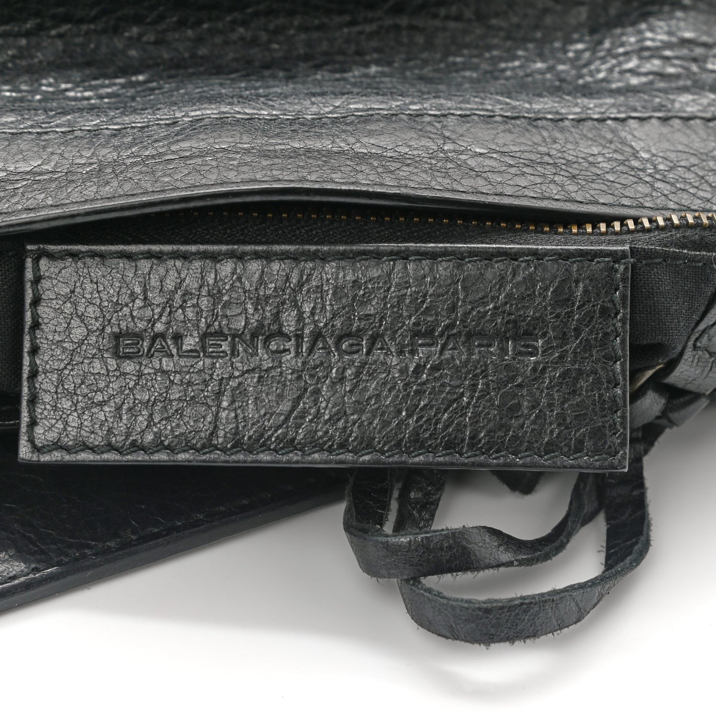Agneau Classic Hardware Premier Clutch Black