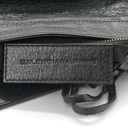 Balenciaga Agneau Classic Hardware Premier Clutch Black 6 of 9