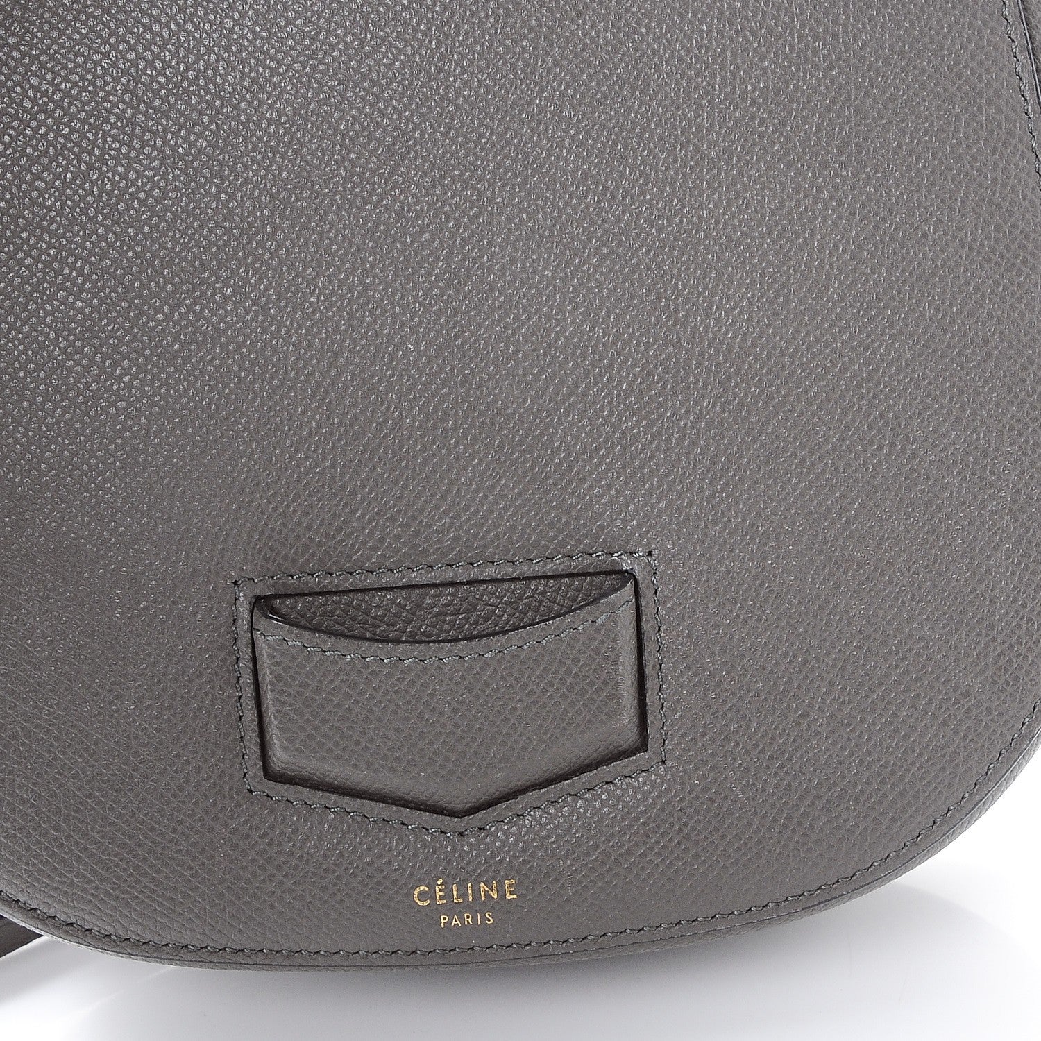 Celine Baby Grained Calfskin Small Trotteur Grey 10 of 11