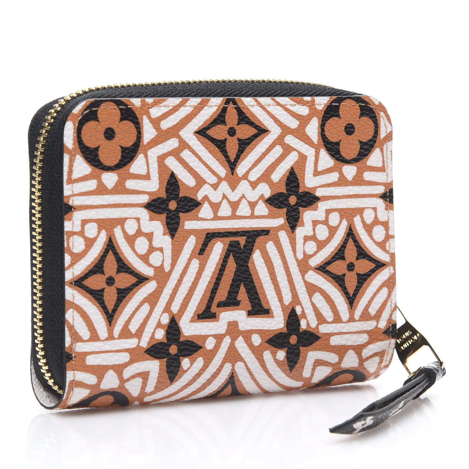Louis Vuitton Monogram Giant Crafty Zippy Coin Purse Creme Caramel 2 of 5