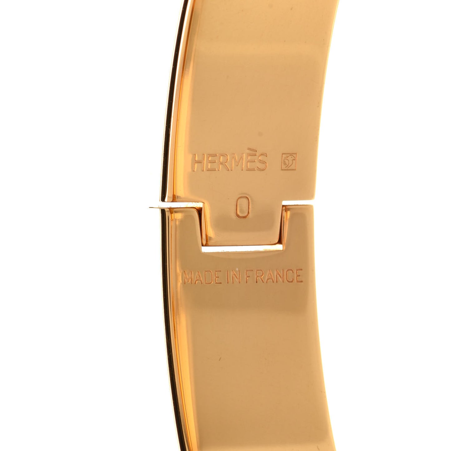 Enamel Narrow Clic Clac H Bracelet PM Pourpre