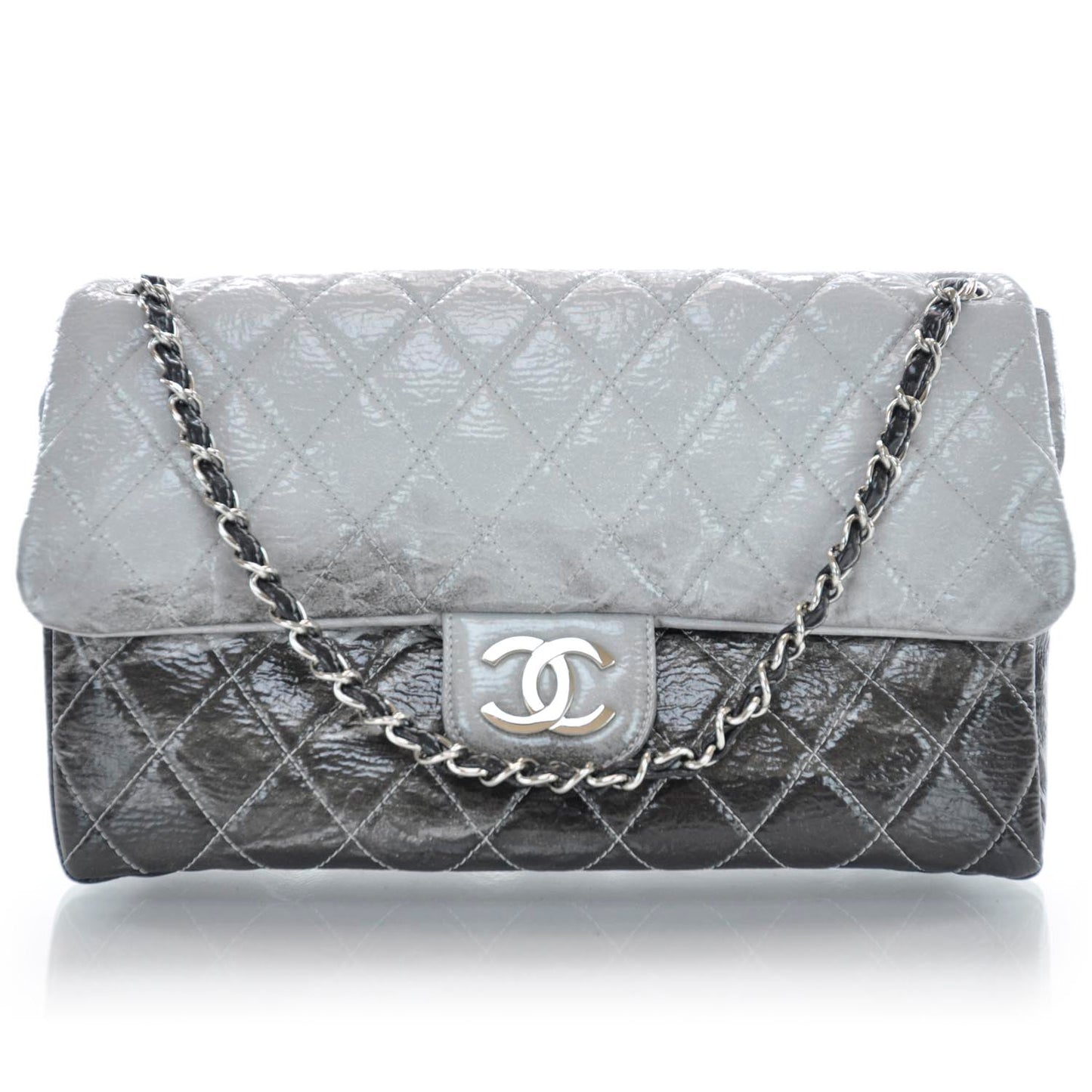 Vinyl Quilted Melrose Degrade Jumbo Flap