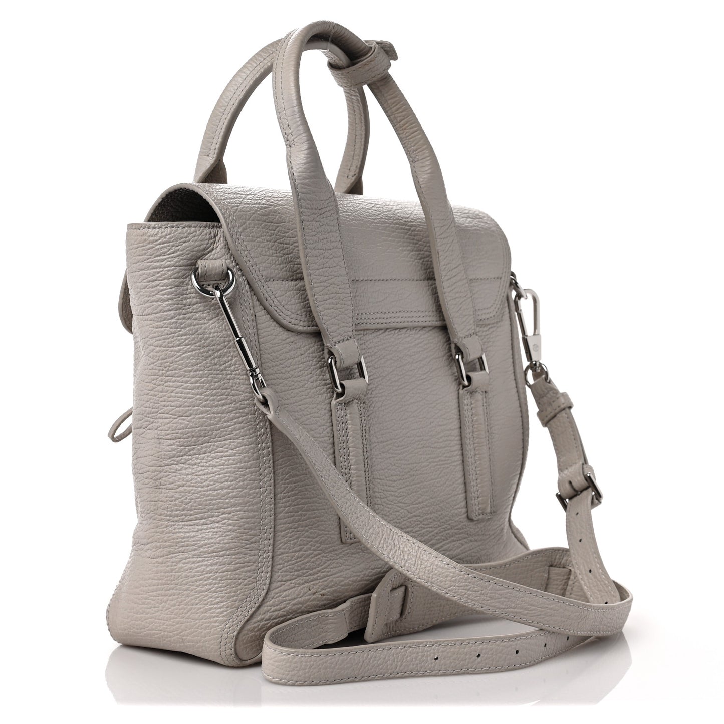 Textured Calfskin Medium Pashli Satchel Feather