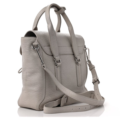 3.1 Phillip Lim Textured Calfskin Medium Pashli Satchel Feather 3 of 13