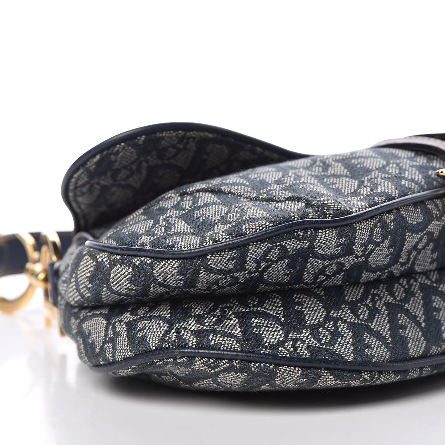 Monogram Saddle Bag Blue