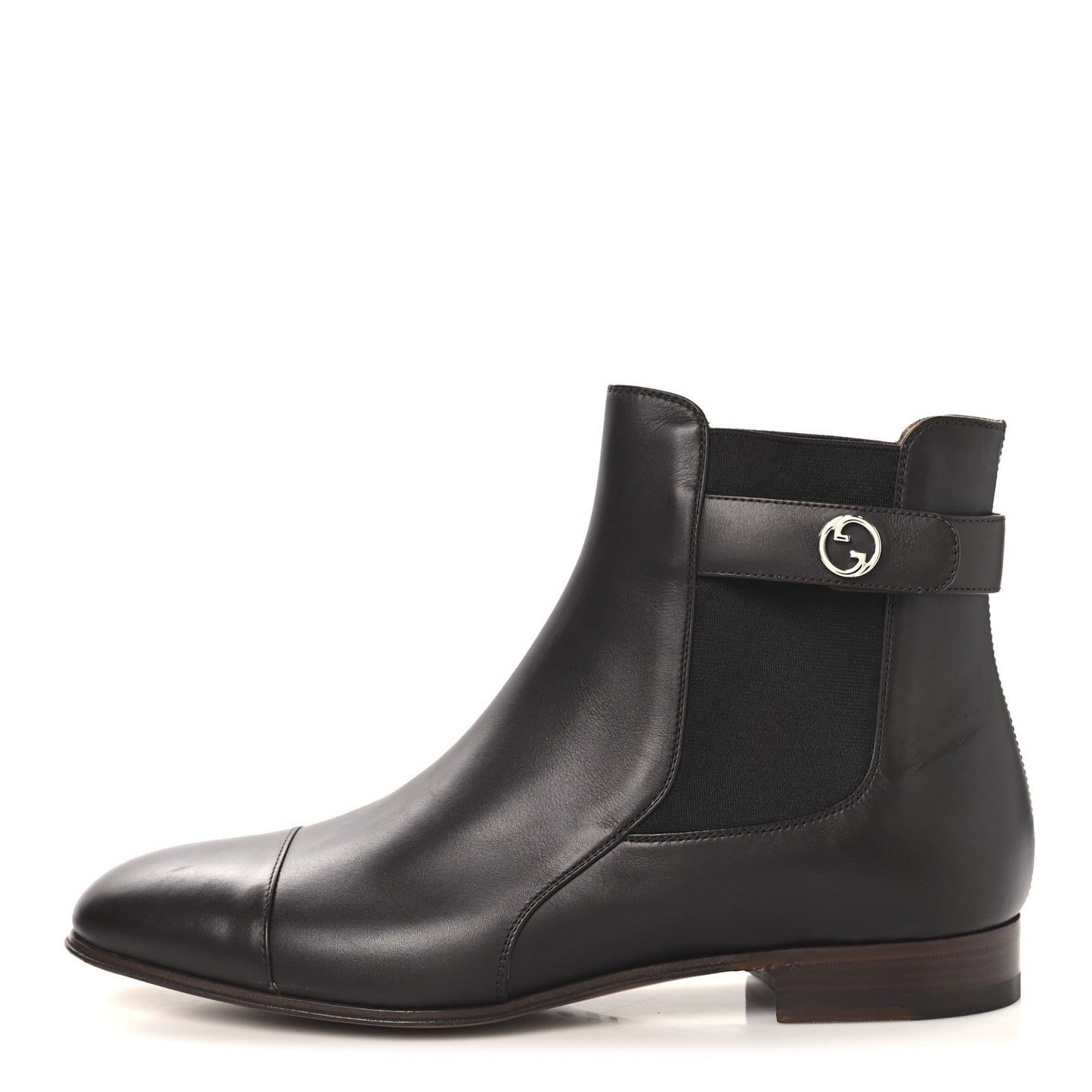 Calfskin Mens Blondie Chelsea Ankle Boots 8 Cocoa
