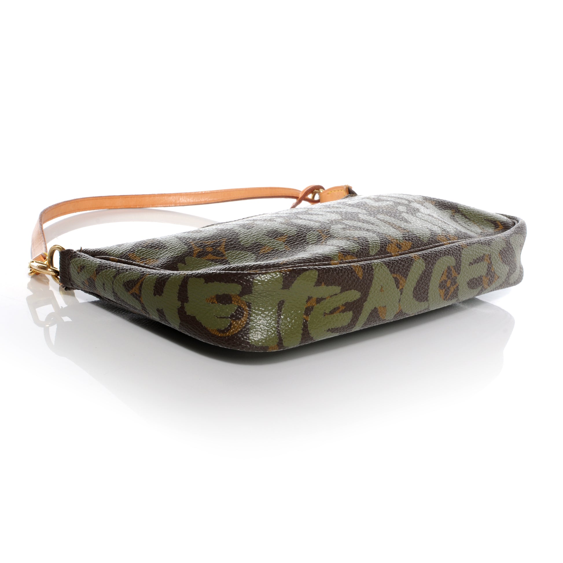 Louis Vuitton Monogram Graffiti Pochette Accessories Kaki 4 of 7