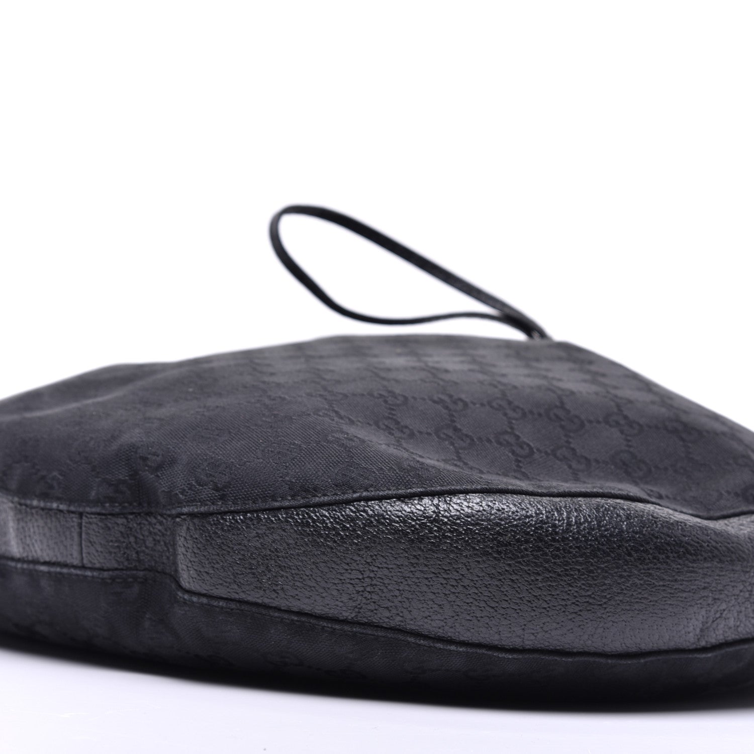 Gucci Monogram Drawstring Hobo Black 9 of 9