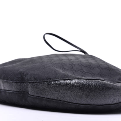 Gucci Monogram Drawstring Hobo Black 9 of 9