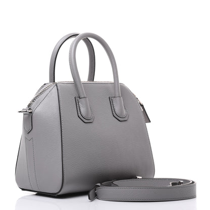 Givenchy Sugar Goatskin Mini Antigona Pearl Grey 3 of 23