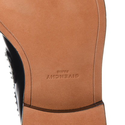 Givenchy Calfskin Studded Prue Buckle Bootie 37 Black 6 of 9