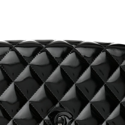 Chanel Patent Quilted Shoulder Flap Bag Black 8 of 10