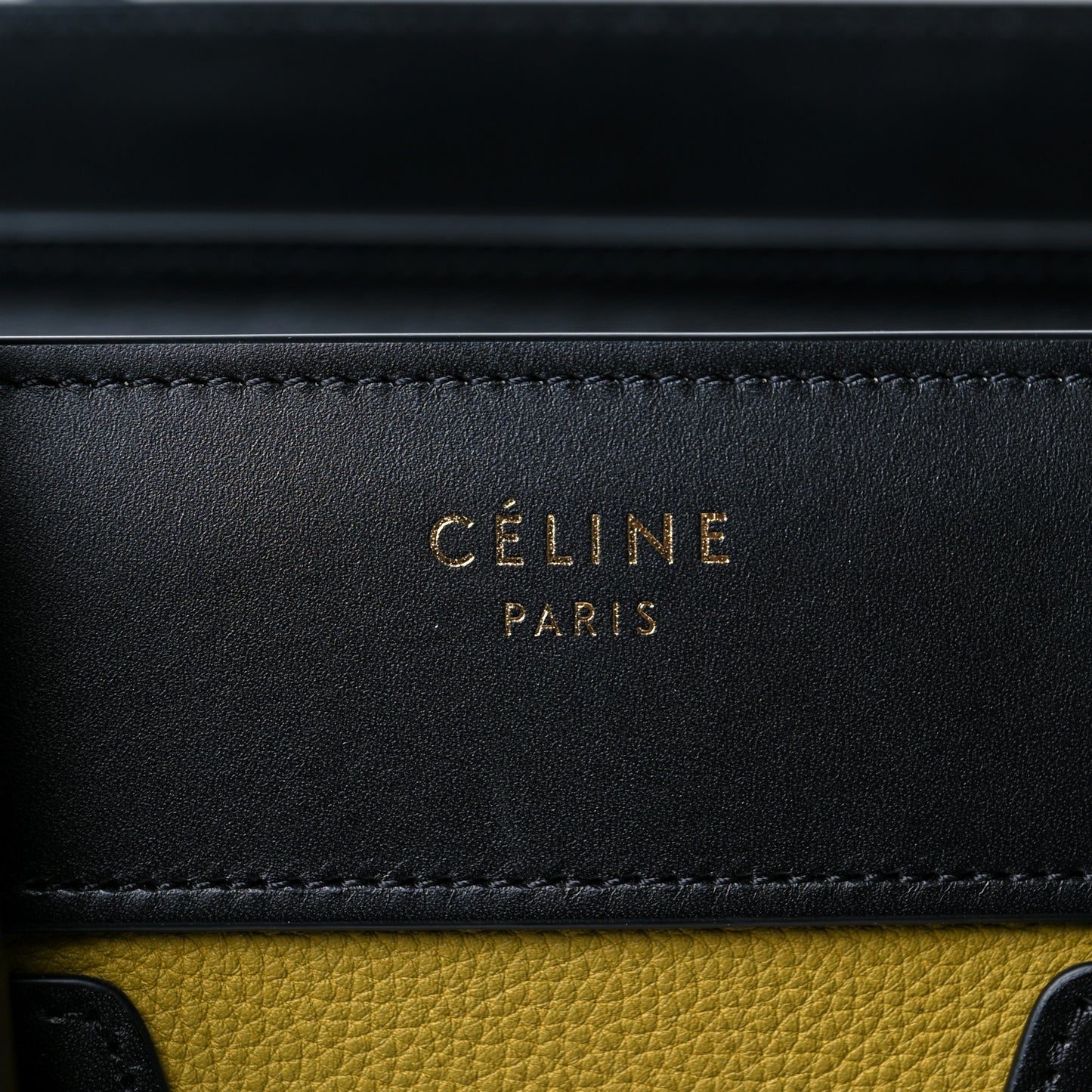 Baby Grained Calfskin Nubuck Micro Tri-Color Luggage Olive
