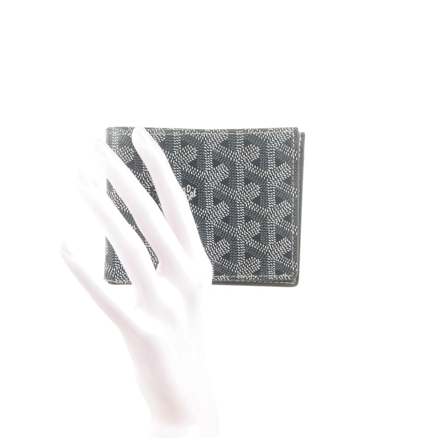 Goyardine Bi-Fold Wallet Grey