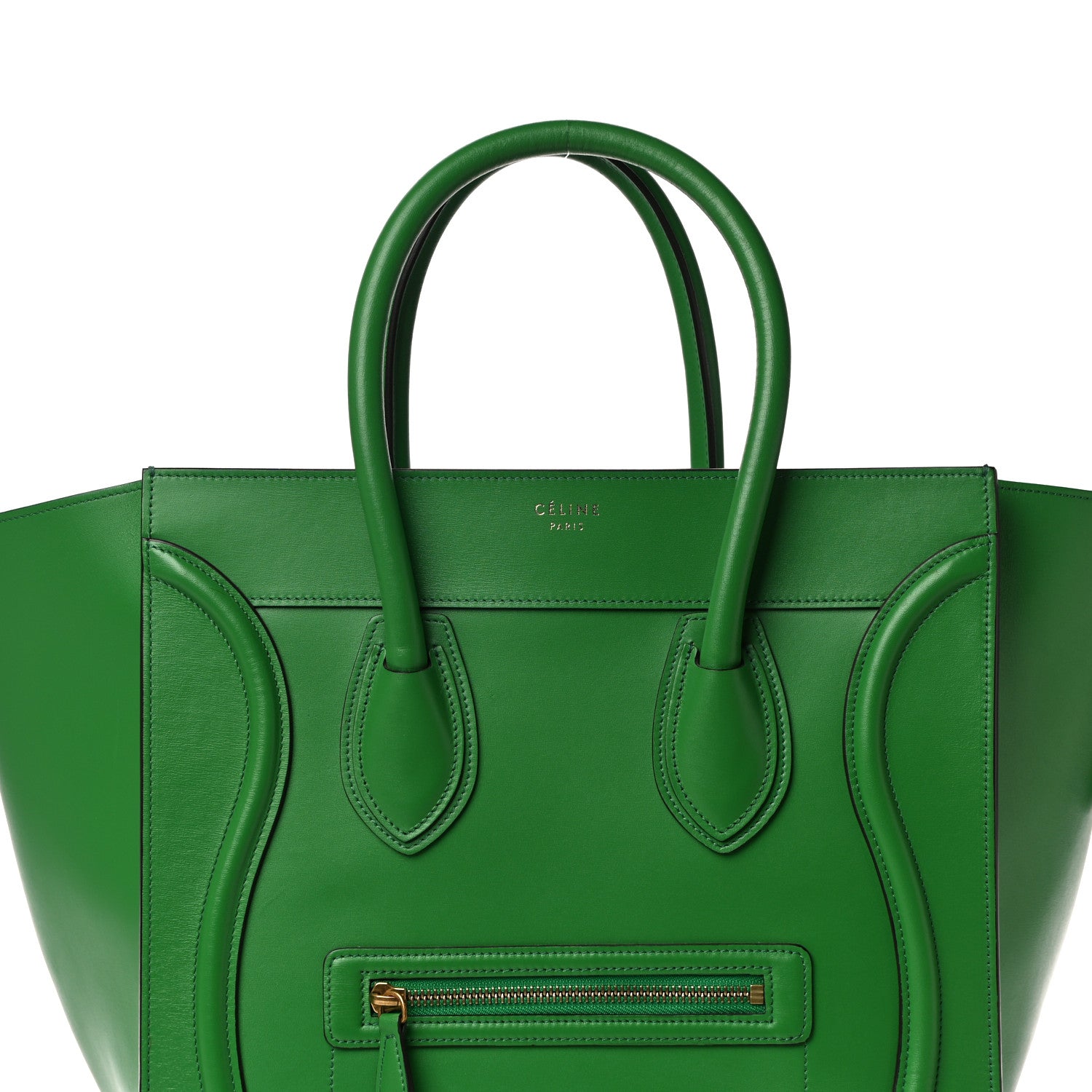 Celine Palmelato Mini Luggage Grass Green 6 of 10