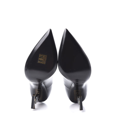 Saint Laurent Calfskin Opyum 110 Pumps 37 Black Gold 6 of 10