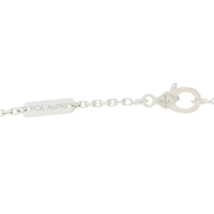 Van Cleef & Arpels 18K White Gold Diamond Two Butterfly Pendant Necklace 5 of 5