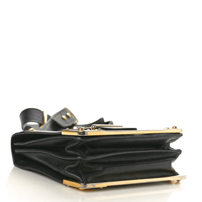 Prada City Calf Saffiano Cahier Bag Black 4 of 9