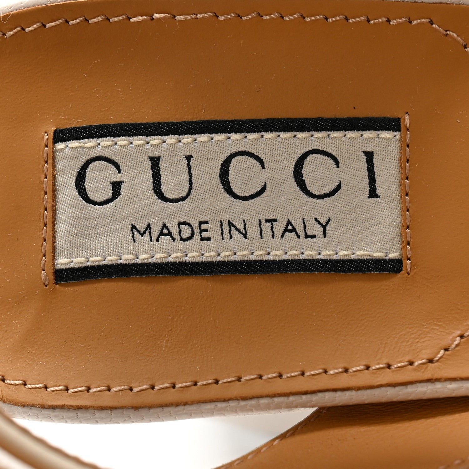 Gucci Quentin Granada Kid Horsebit 25/60mm Platform Sandals 39.5 Mystic White 6 of 9