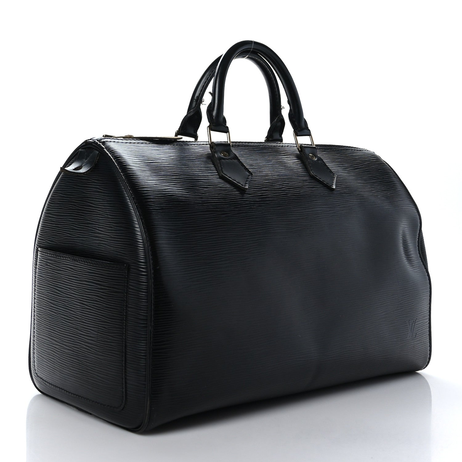 Louis Vuitton Epi Speedy 35 Black 3 of 13