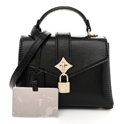 Louis Vuitton Lizard Rose Des Vents Mini Black 3 of 11