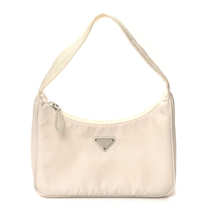 Prada Re-Nylon Saffiano Mini Re-Edition 2005 Bag White 1 of 10