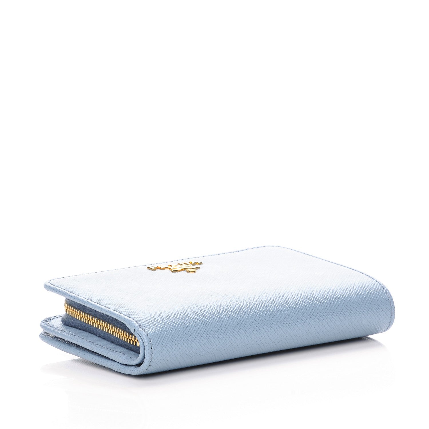 Prada Saffiano Metal Zip Around Wallet Astrale 4 of 8