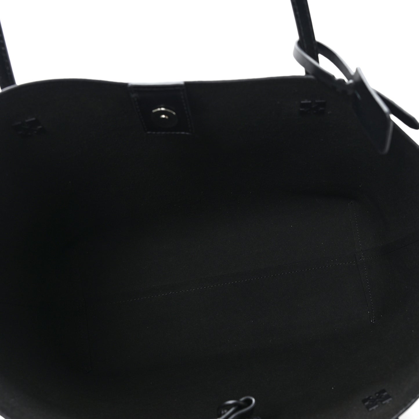Calfskin Sculpture Day Off Tote Bag Black White
