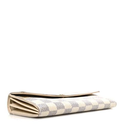 Louis Vuitton Damier Azur Sarah Wallet 4 of 10