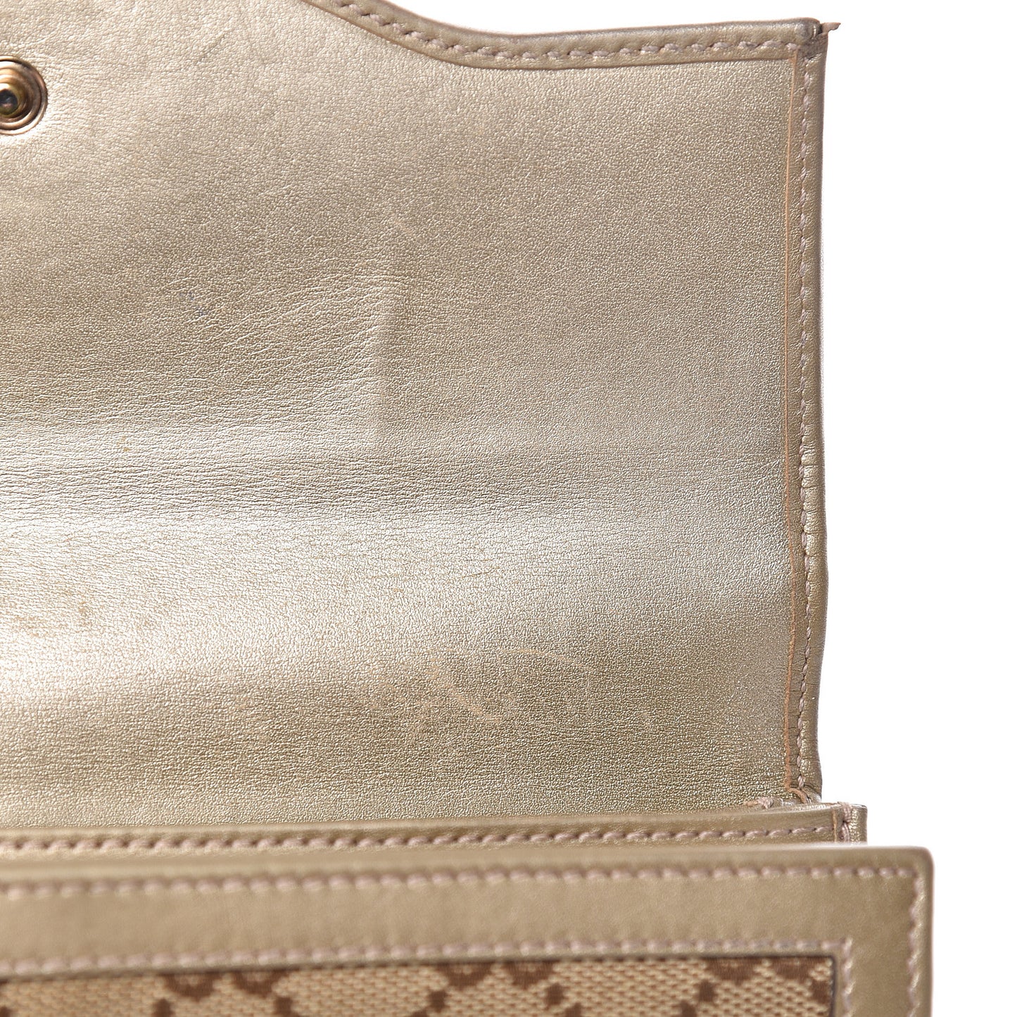 Monogram Margaux Calfskin Sukey Continental Wallet Beige Ebony Golden Beige