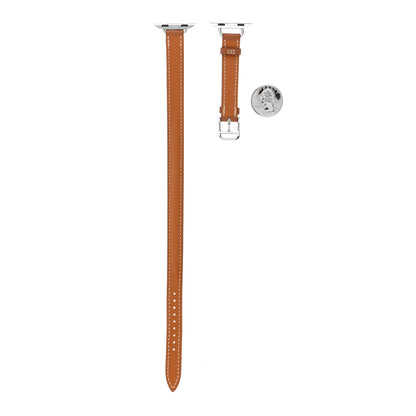 Hermes Swift Apple Watch Double Tour Strap Gold 2 of 5