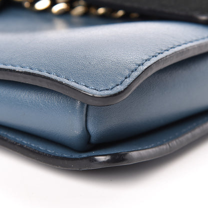 Chloe Suede Calfskin Small Faye Shoulder Bag Majolica Blue 15 of 15