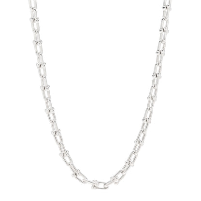 Tiffany Sterling Silver Small HardWear Link Necklace 1 of 4