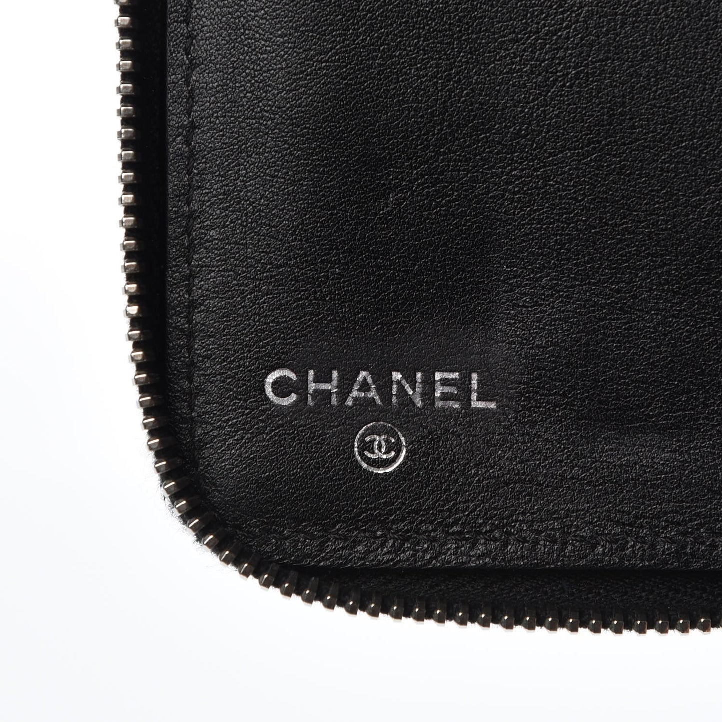 Patent Quilted Large Zip Around Organizer Wallet So Black