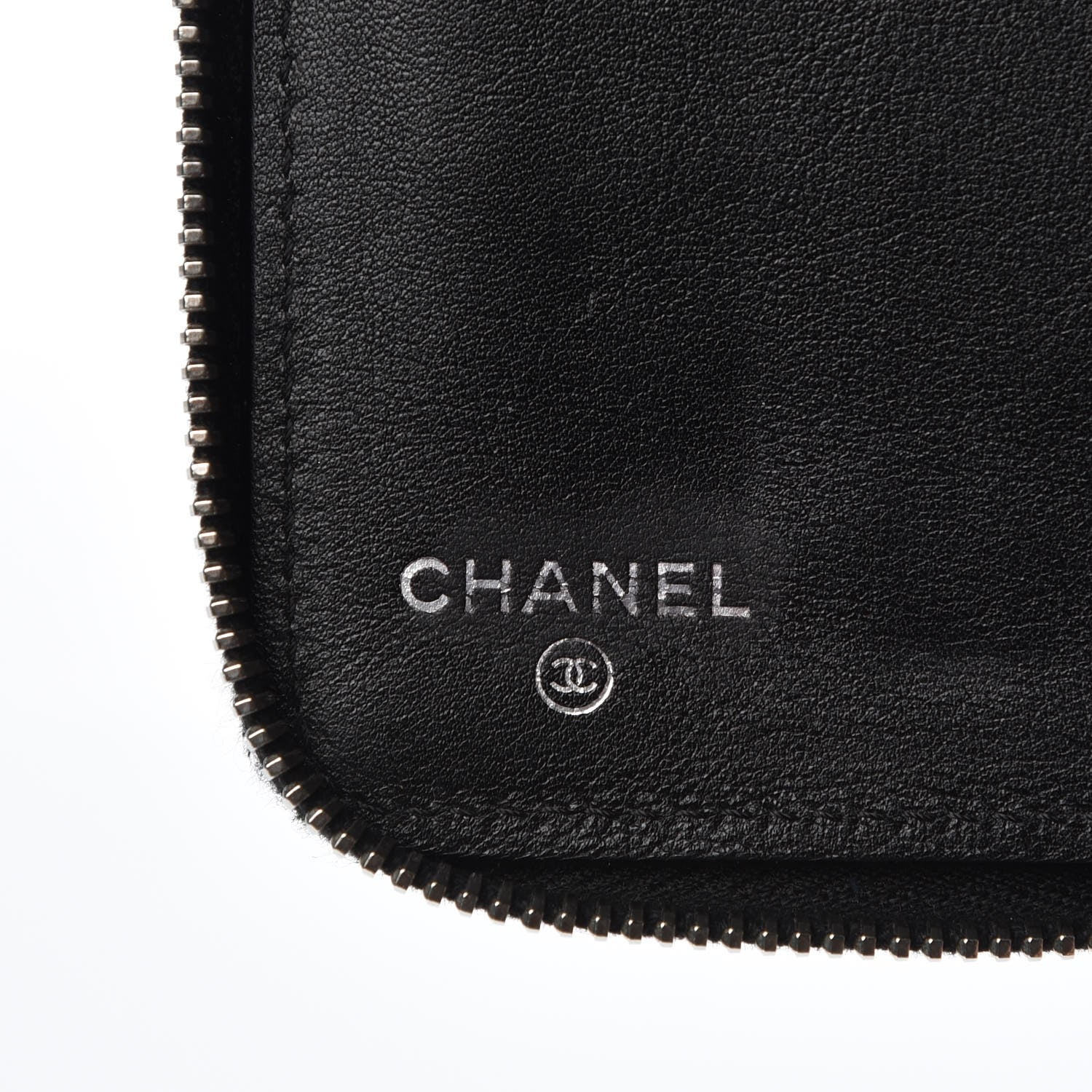 Chanel Patent Quilted Large Zip Around Organizer Wallet So Black 6 of 10